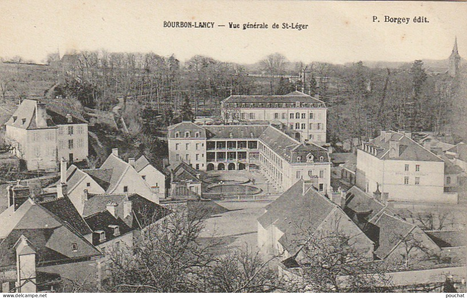 IN 12 - (71)  BOURBON LANCY - VUE GENERALE DE SAINT LEGER  - 2 SCANS  - Other & Unclassified