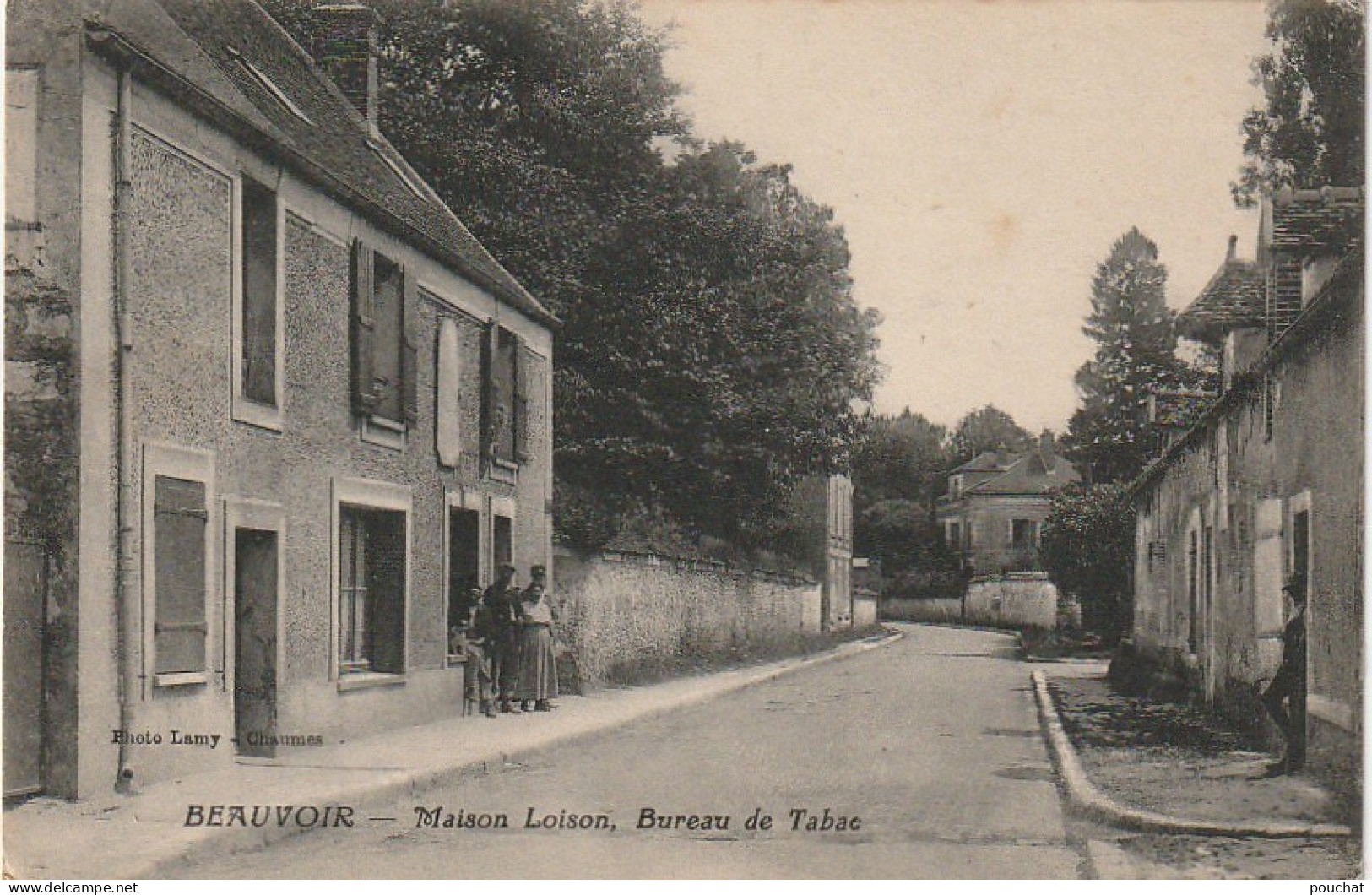 IN 13 - (71) BEAUVOIR  -  MAISON LOISON , BUREAU DE TABAC -  VILLAGEOIS -  2 SCANS  - Other & Unclassified