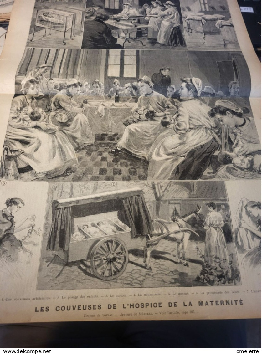 JOURNAL ILLUSTRE 94 /VICTOR DURUY /COUVEUSES HOSPICE MATERNITE /CAPITAINE ROMANI - Zeitschriften - Vor 1900