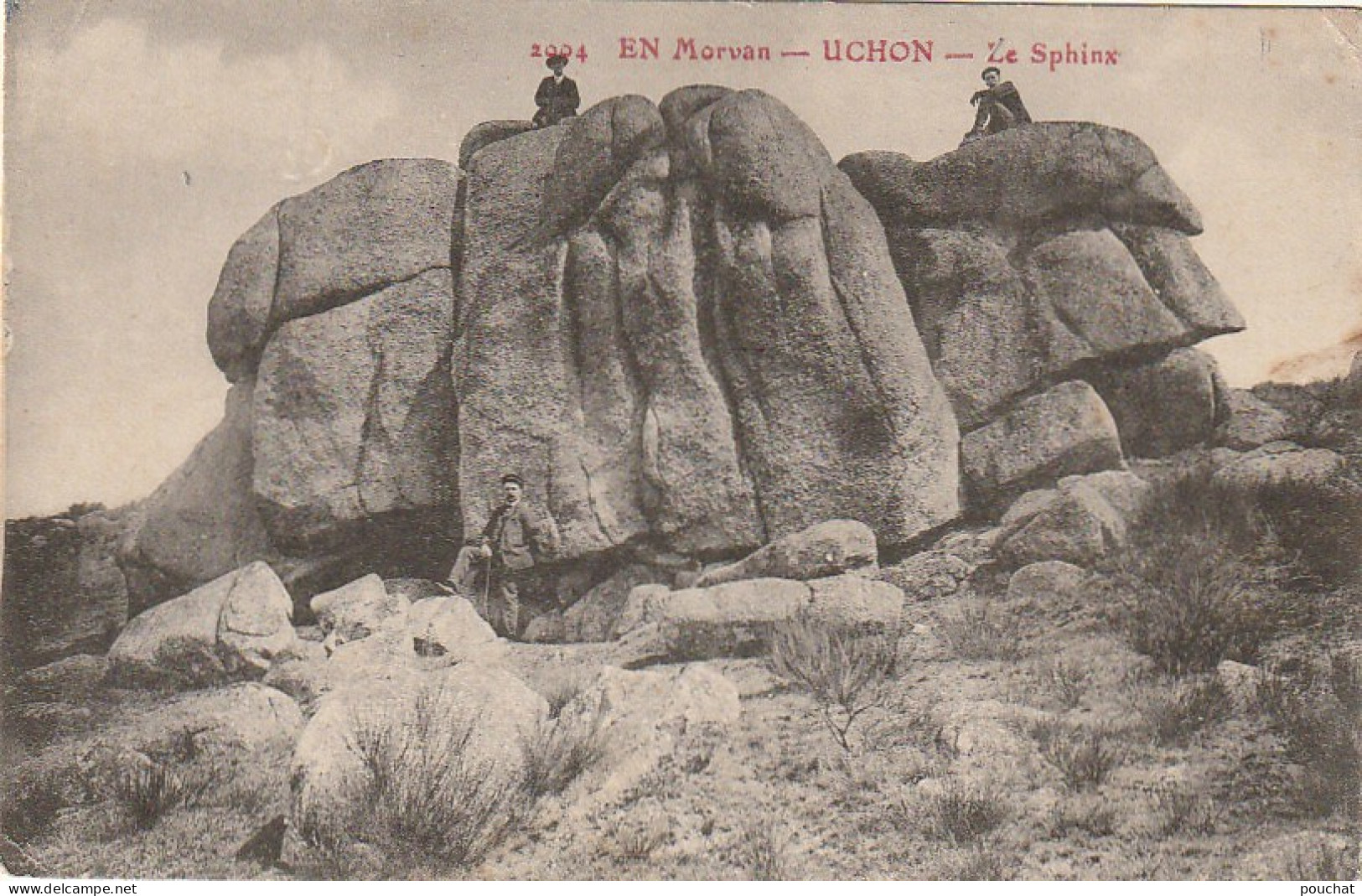 IN 13 - (71)  EN MORVAN -  UCHON -  LE SPHYNX  - RANDONNEURS -   2 SCANS  - Other & Unclassified