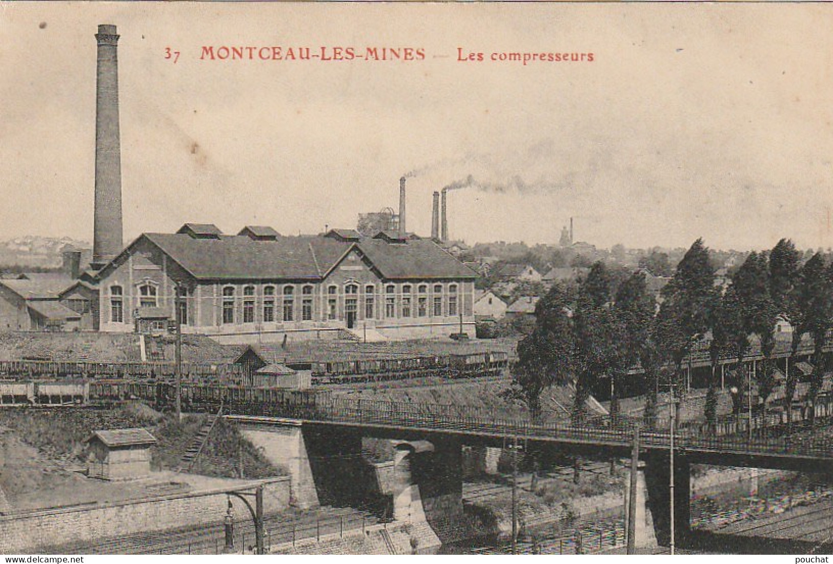 IN 13 - (71) MONTCEAU LES MINES -  LES COMPRESSEURS - 2 SCANS  - Montceau Les Mines