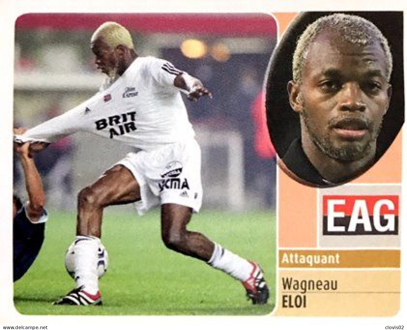 68 Wagneau Eloi - En Avant De Guingamp - Panini France Foot 2003 Sticker Vignette - Edizione Francese