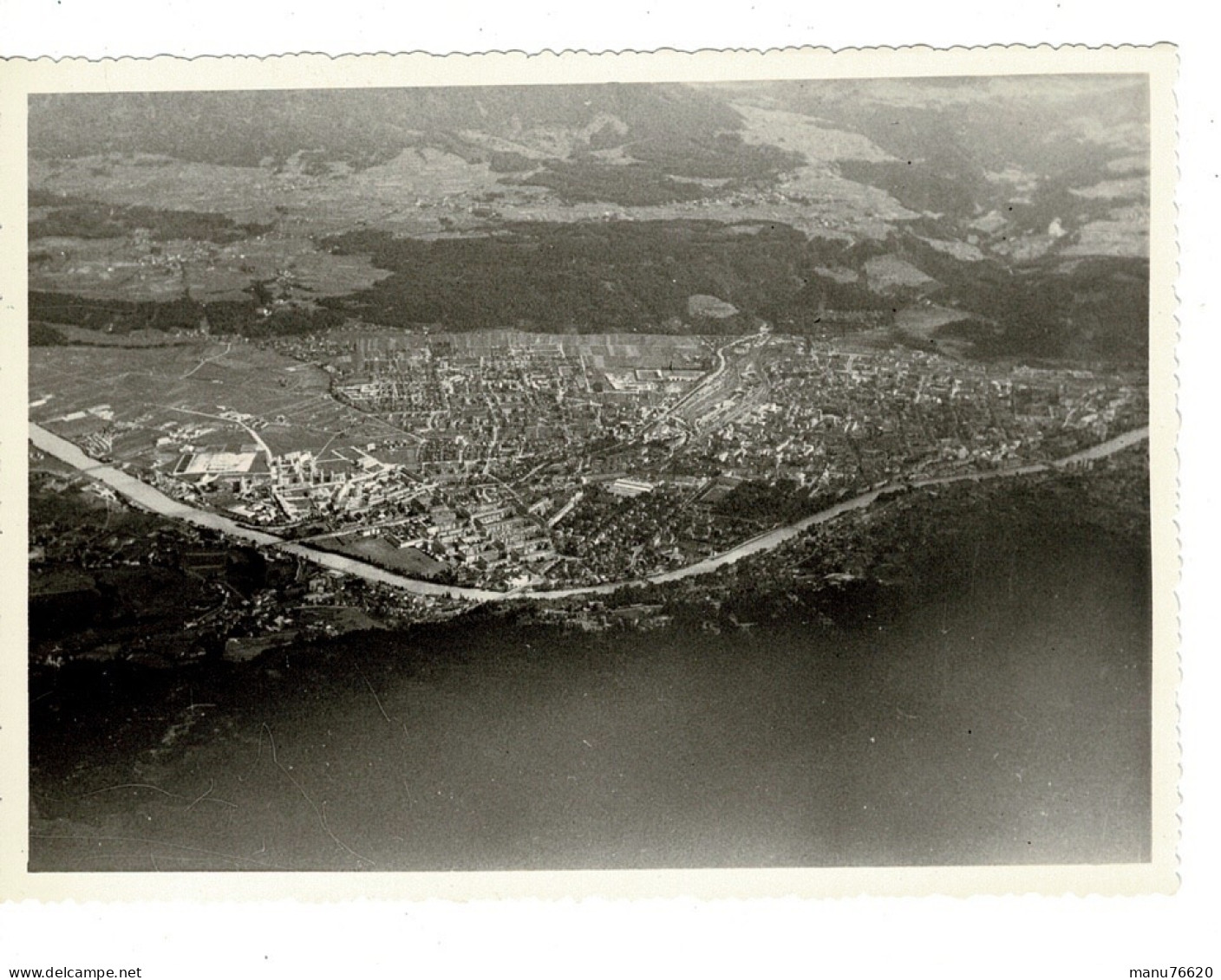 Ref 1 - Photo + Négatif  : Vue Sur Innsbruck - Autriche  . - Europe