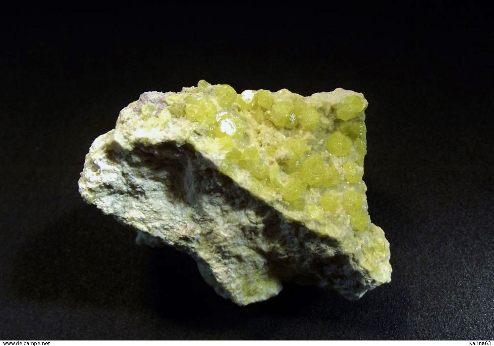 Sulphur On Matrix ( 4 X 3 X 3 Cm )  San Felipe - Baja California - Mexico - Minerali