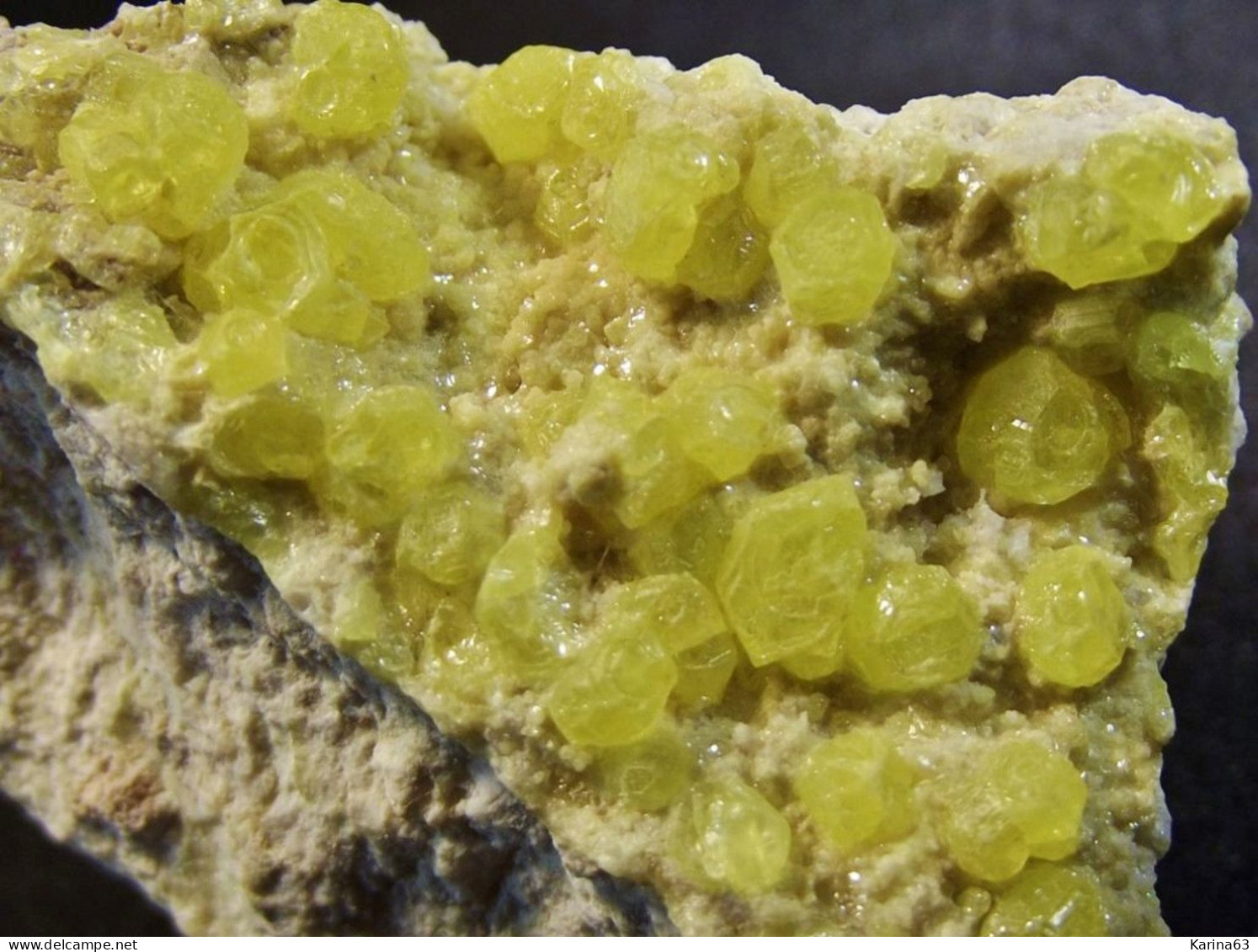 Sulphur On Matrix ( 4 X 3 X 3 Cm )  San Felipe - Baja California - Mexico - Minerales