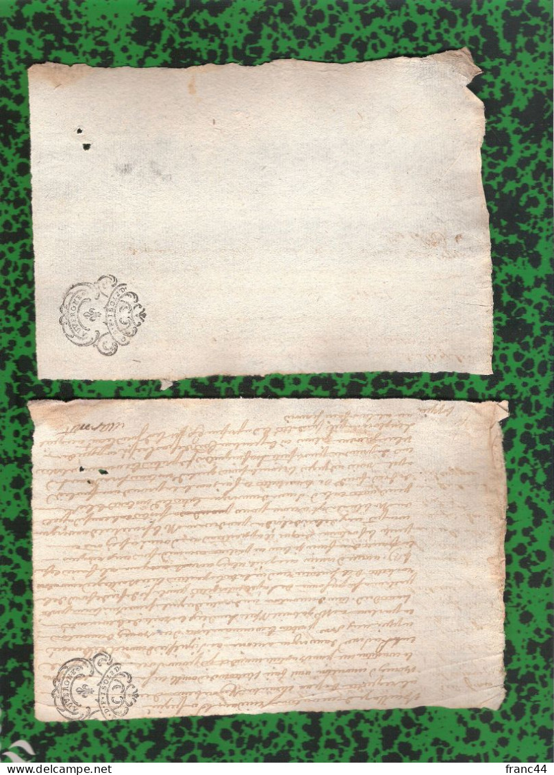 1780-1782 - Généralité d'Auvergne - Baronnie de Monton : Lot de 11 documents