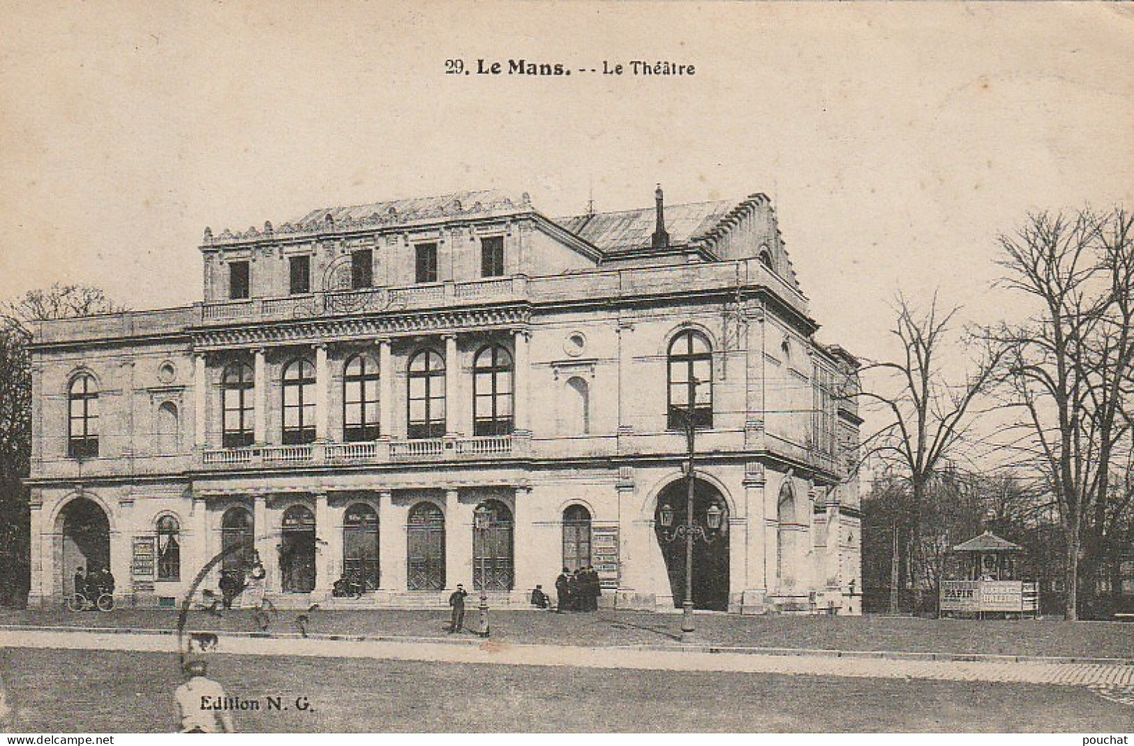 IN 15 - (72)  LE MANS - LE THEATRE    - 2 SCANS  - Le Mans