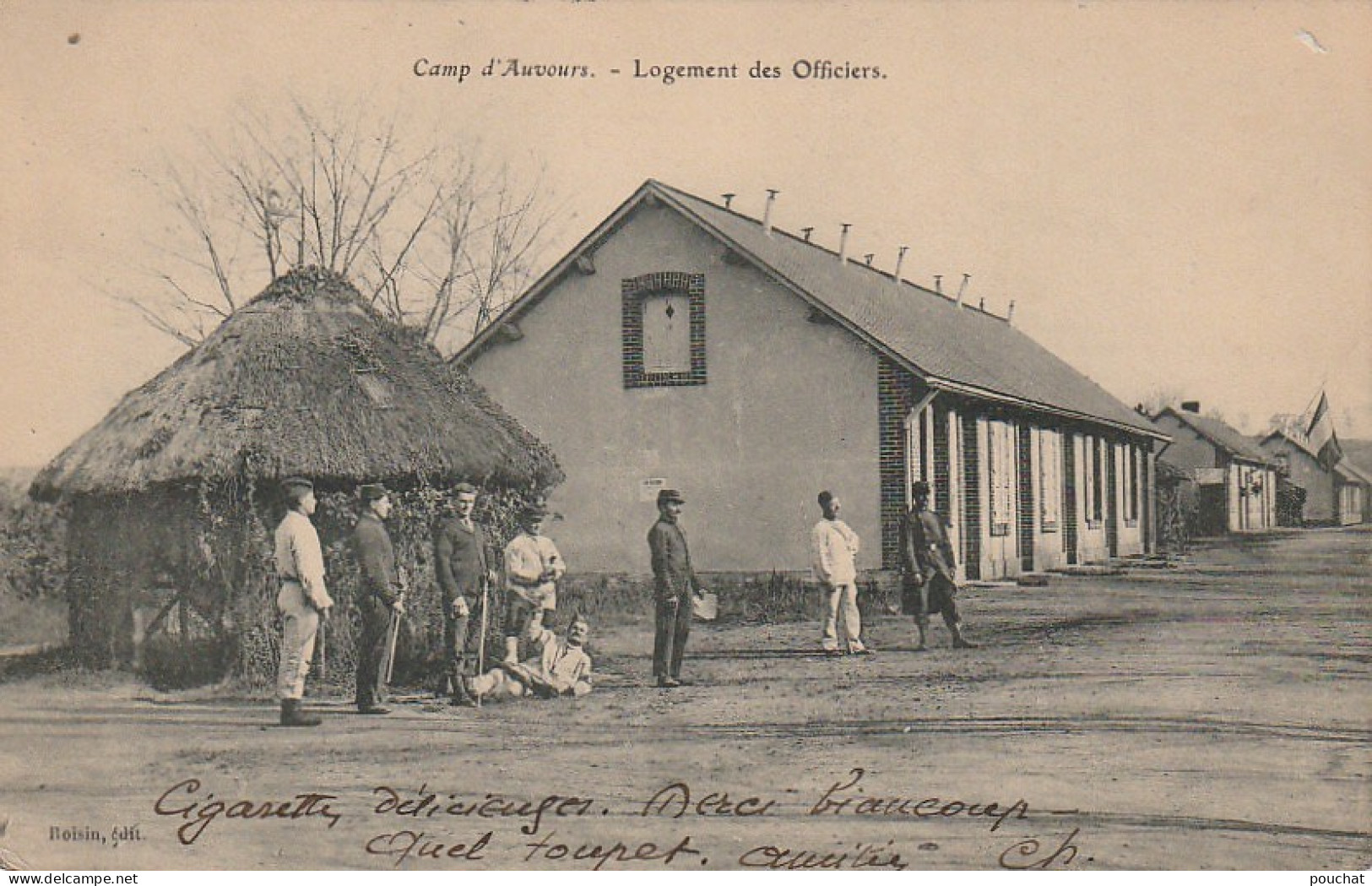 IN 15 - (72)  CAMP D'AUVOURS  -  LOGEMENT DES OFFICIERS -  SOLDATS  -  2 SCANS  - Sonstige & Ohne Zuordnung