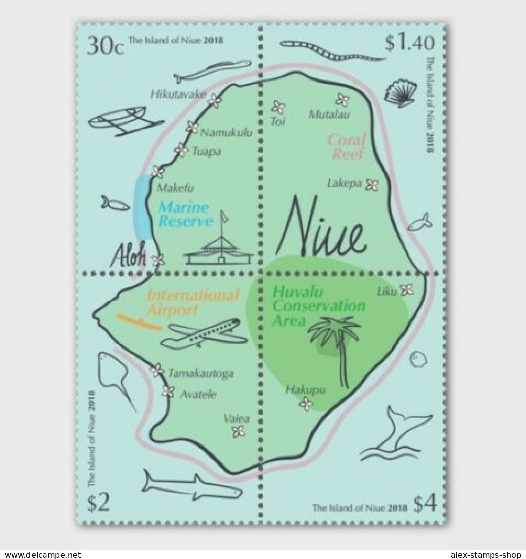 NEW ZEALAND 2018 THE ISLAND OF NIUE SET - NUOVA ZELANDA L'ISOLA DI NIUE SERIE - Unused Stamps