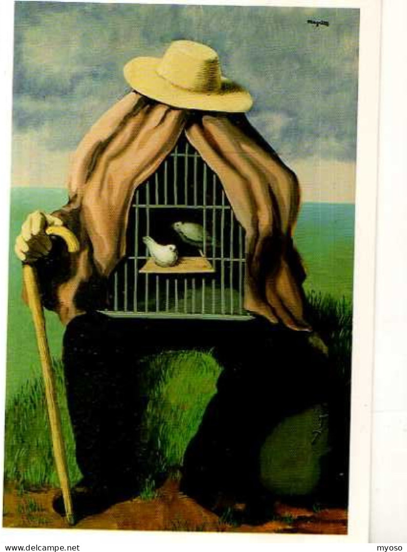 MAGRITTE Le Therapeute, Cage Avec Oiseaux - Peintures & Tableaux