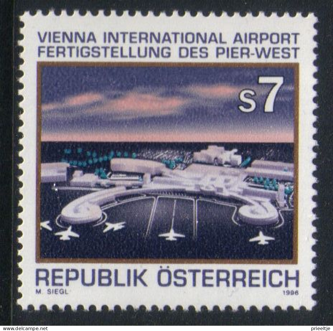 Austria - Oostenrijk 1996 Vienna Int. Airport Y.T. 2009  ** - Ongebruikt