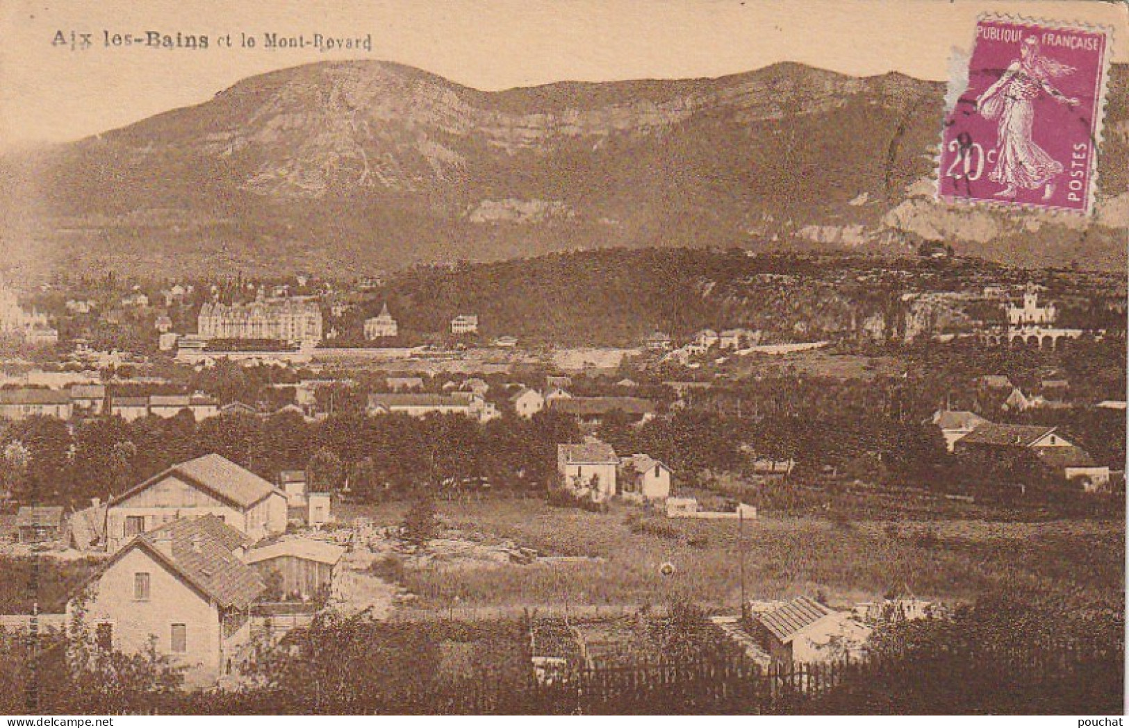 IN 18  - (73)  AIX LES BAINS ET LE MONT REVARD -  2 SCANS  - Aix Les Bains