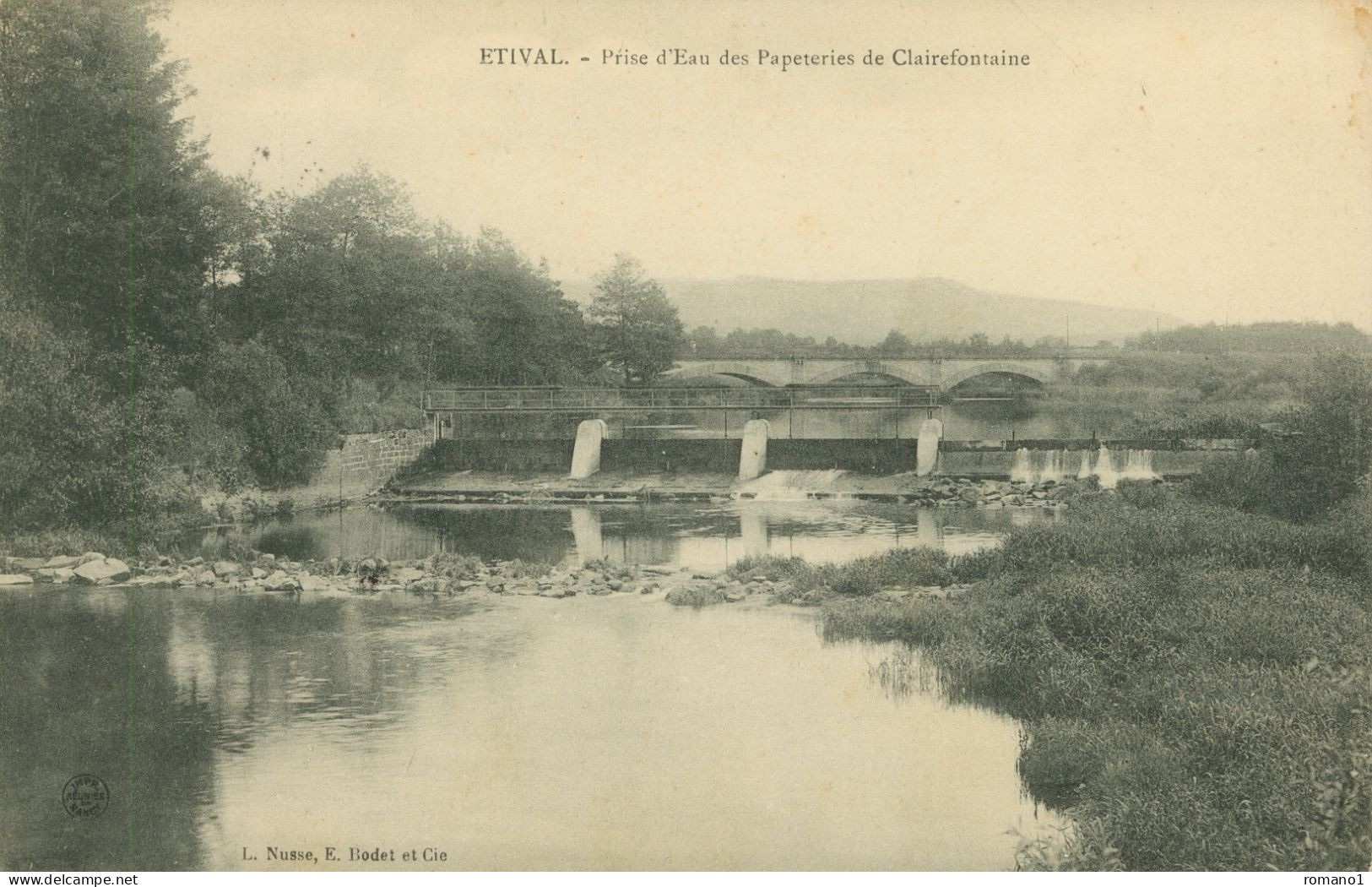 88 )   ETIVAL  -  Prise D' Eau Des Papeteries De Clairefontaine - Etival Clairefontaine