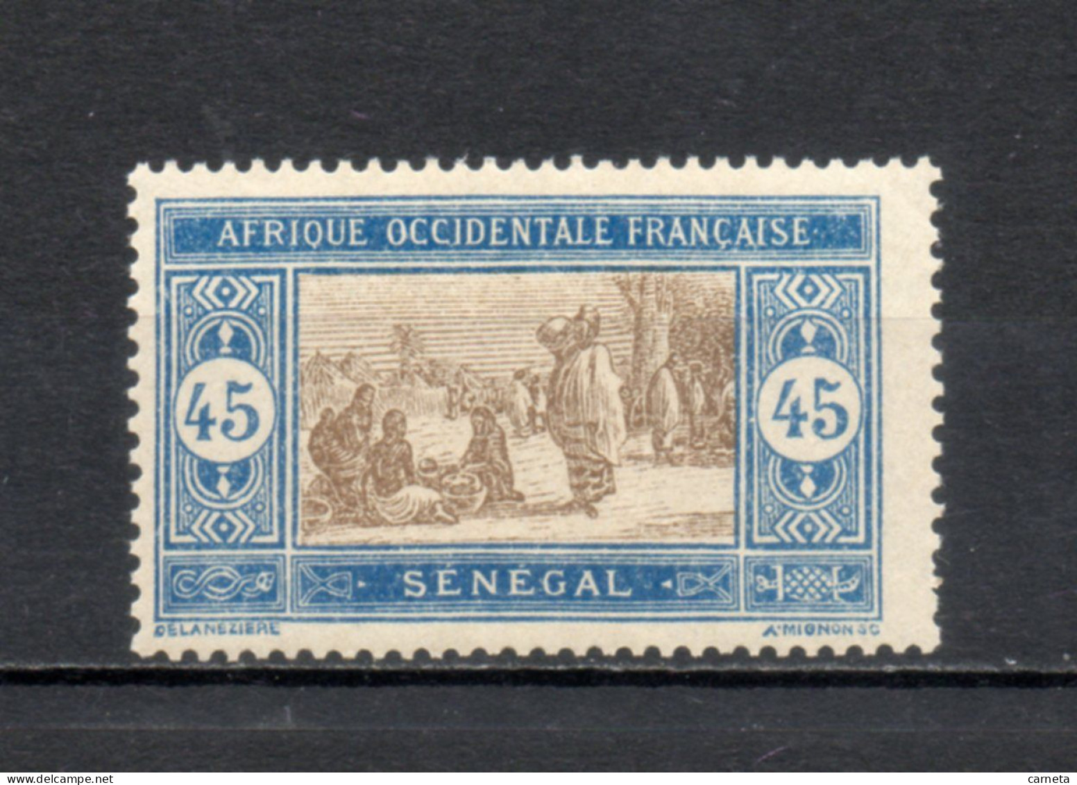 SENEGAL  N° 64  NEUF AVEC CHARNIERE COTE  2.00€  MARCHE INDIGENE - Neufs