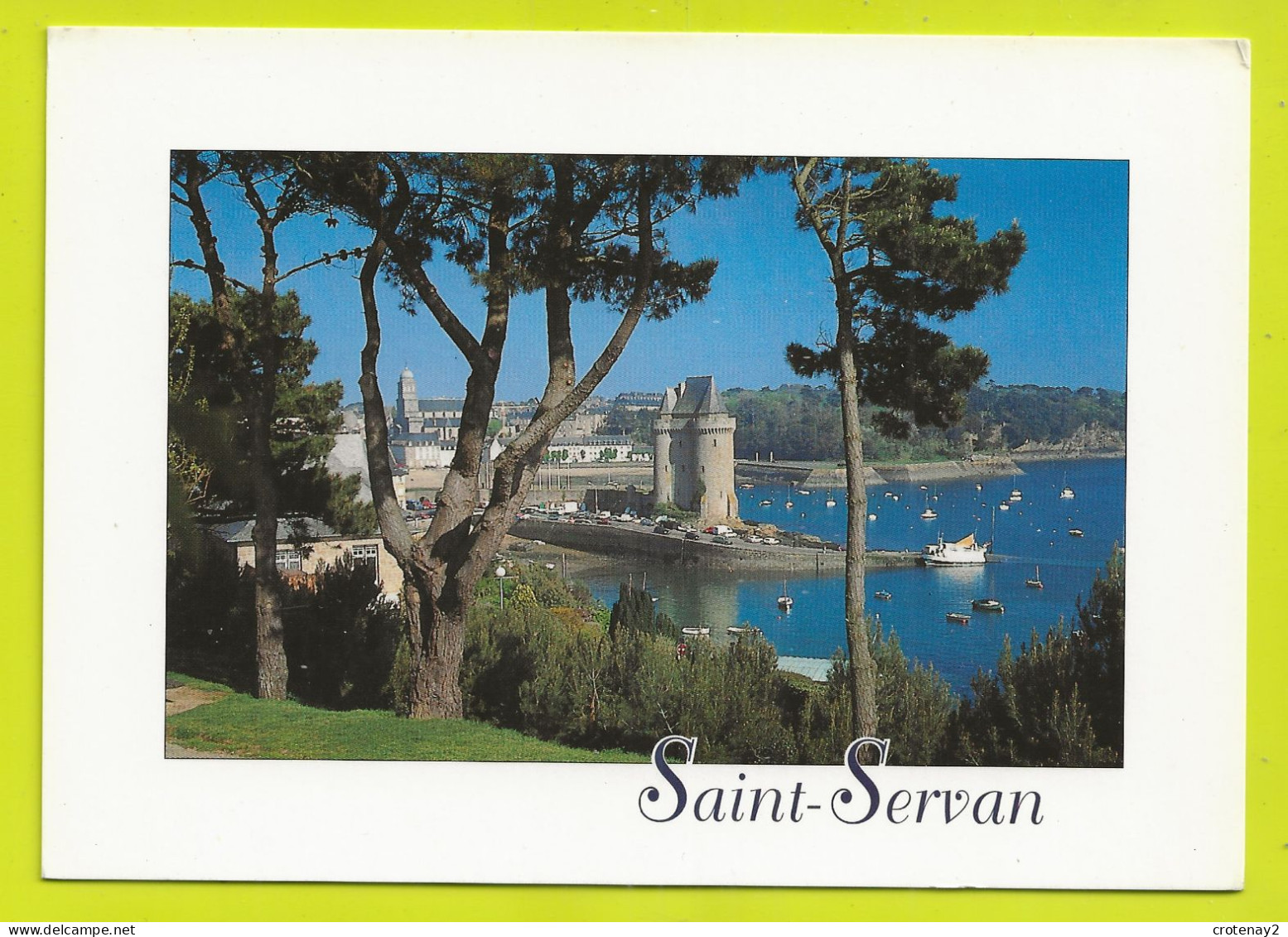 35 SAINT SERVAN N°1014 La Tour Solidor Et Le Port En 1999 - Saint Servan