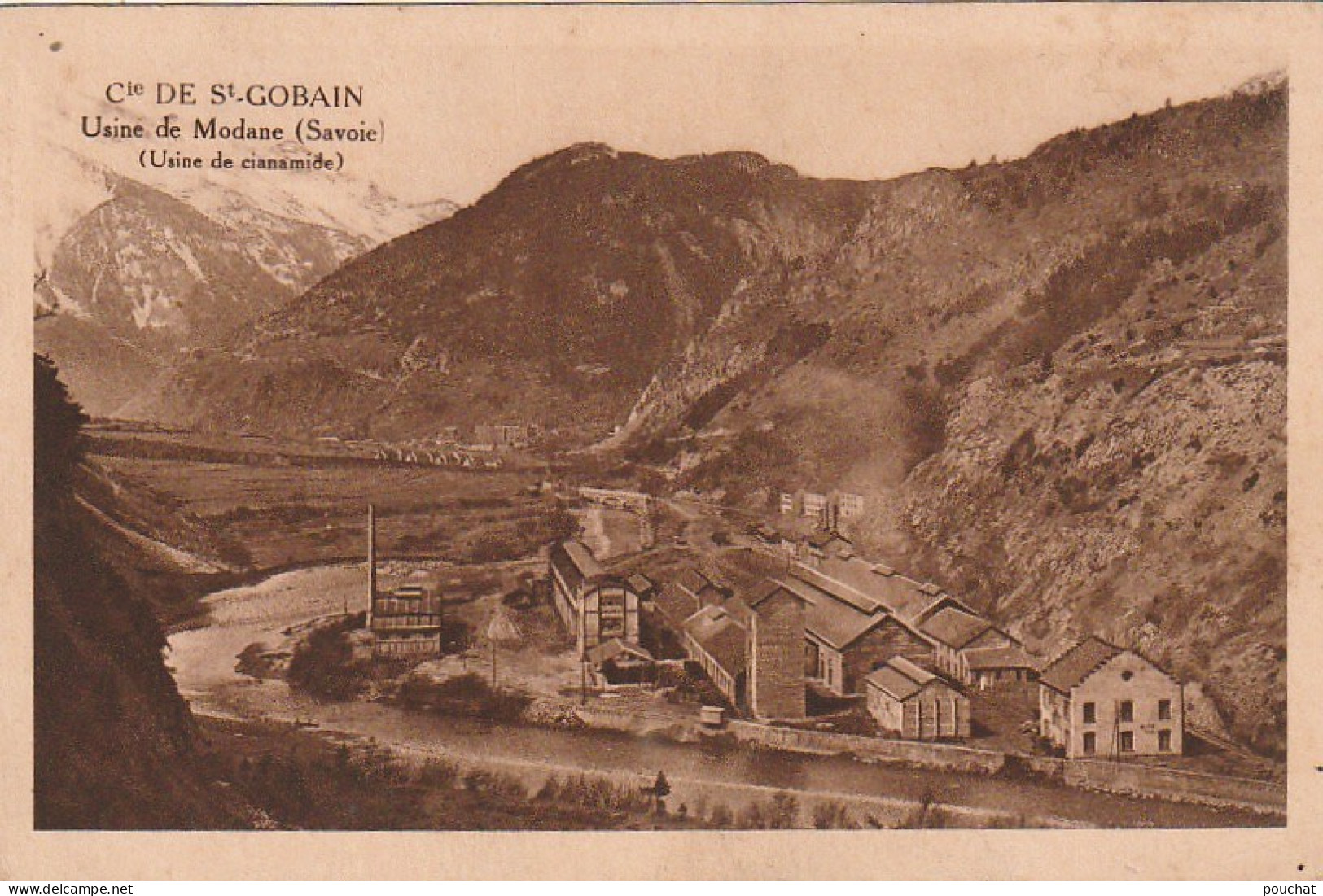 IN 19 -(73)   COMPAGNIE DE SAINT GOBAIN - USINE DE CIANAMIDE DE MODANE - TAMPON A. BROUSSET , NEGOCIANT - 2 SCANS - Modane