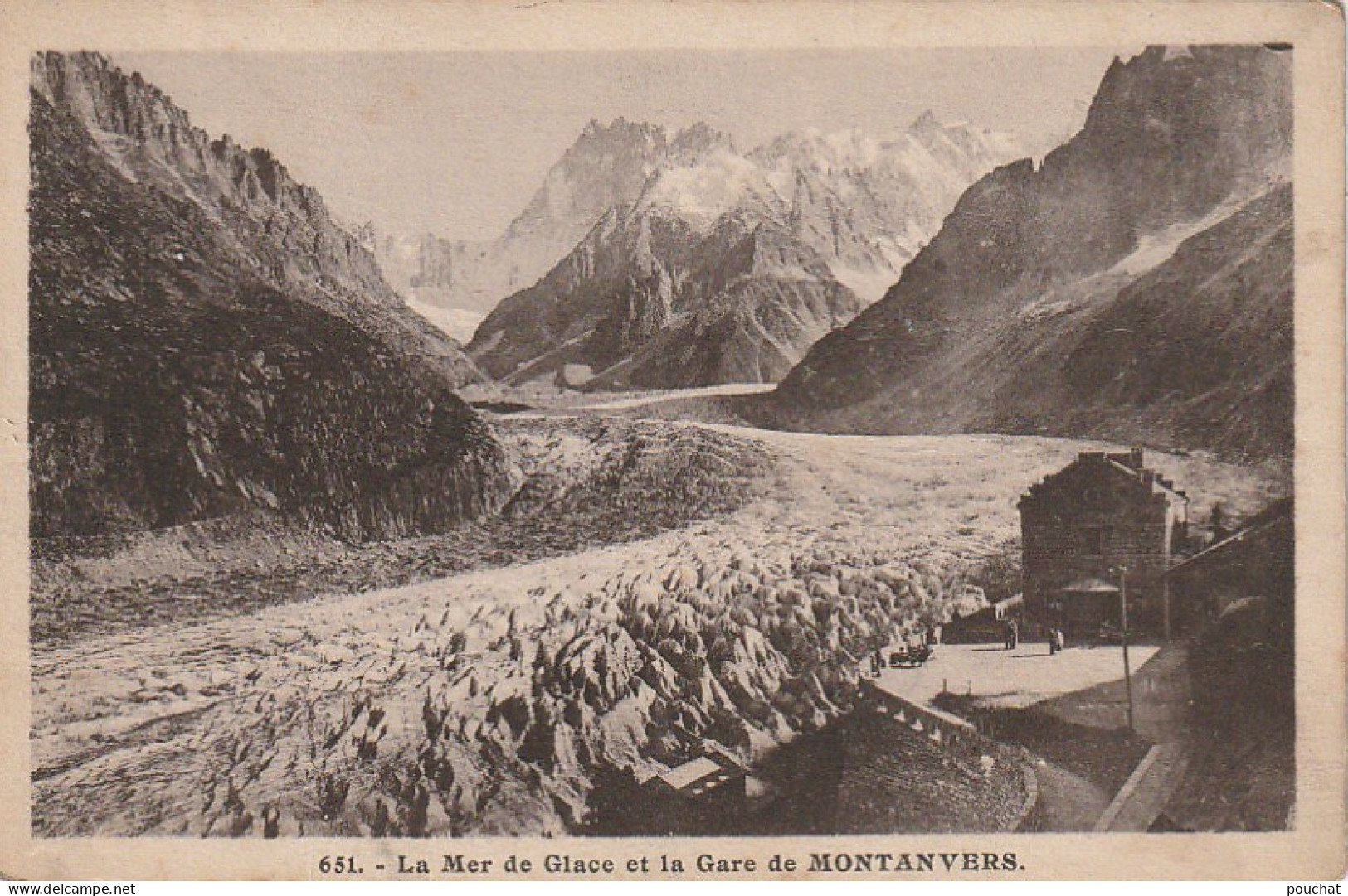 IN 19 -(73) LA MER DE GLACE ET LA GARE DE MONTANVERS  -  2 SCANS - Other & Unclassified