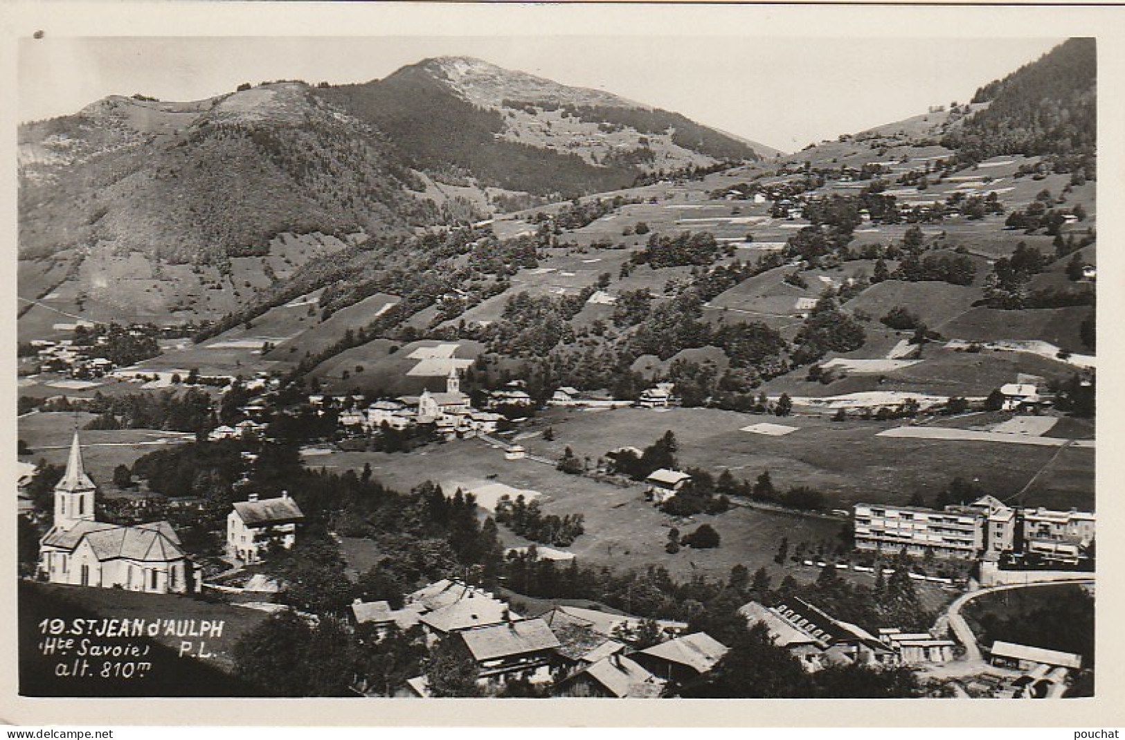 IN 21 - (74) SAINT JEAN D'AULPH - VUE PANORAMIQUE  - 2 SCANS  - Saint-Jean-d'Aulps