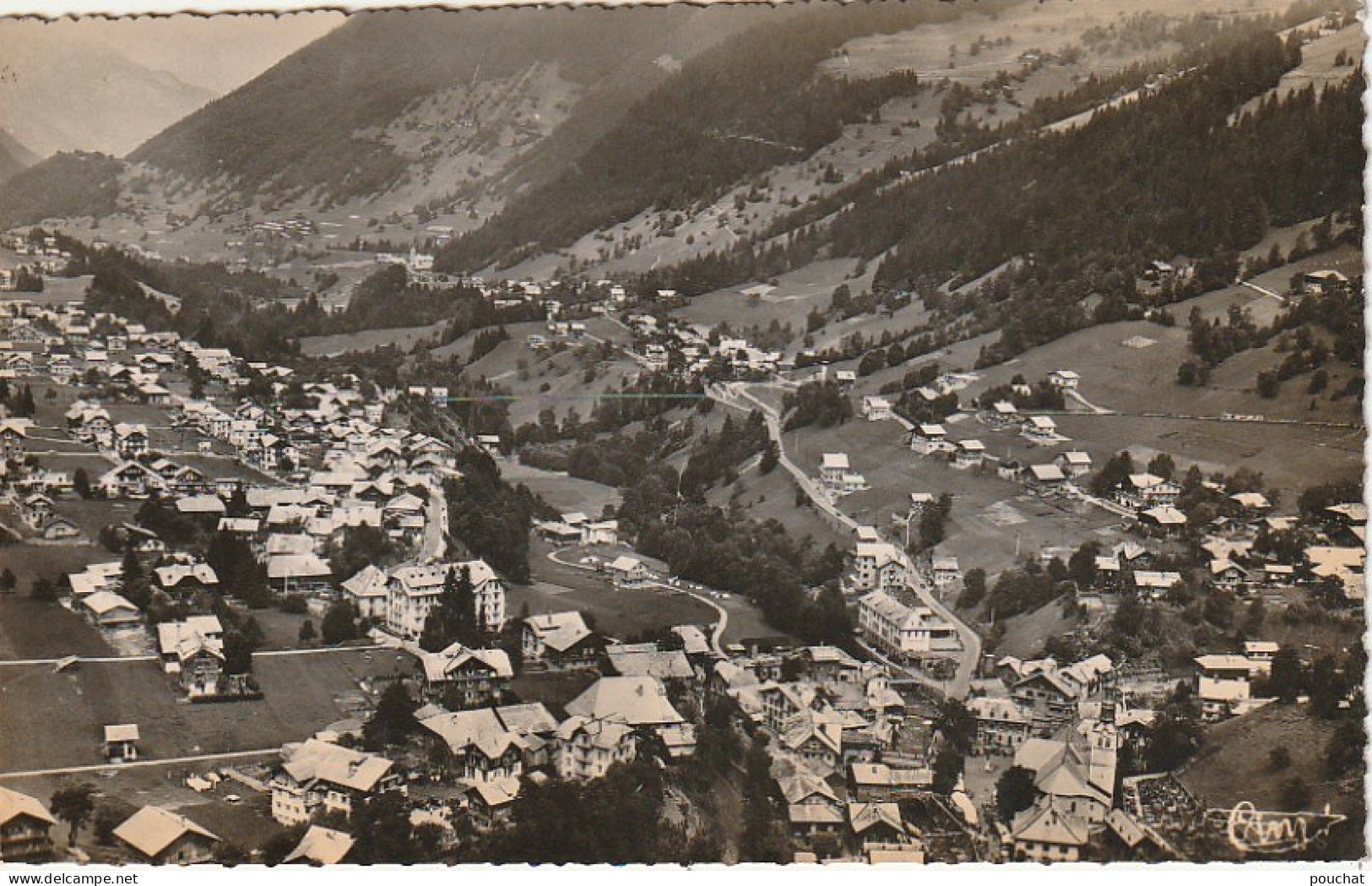 IN 21 - (74)  MORZINE - VUE PANORAMIQUE AERIENNE - 2 SCANS  - Morzine