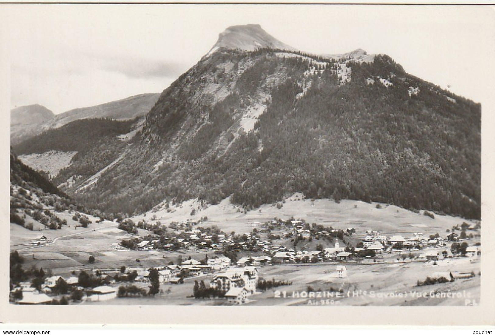 IN 21 - (74) MORZINE - VUE GENERALE  - 2 SCANS  - Morzine