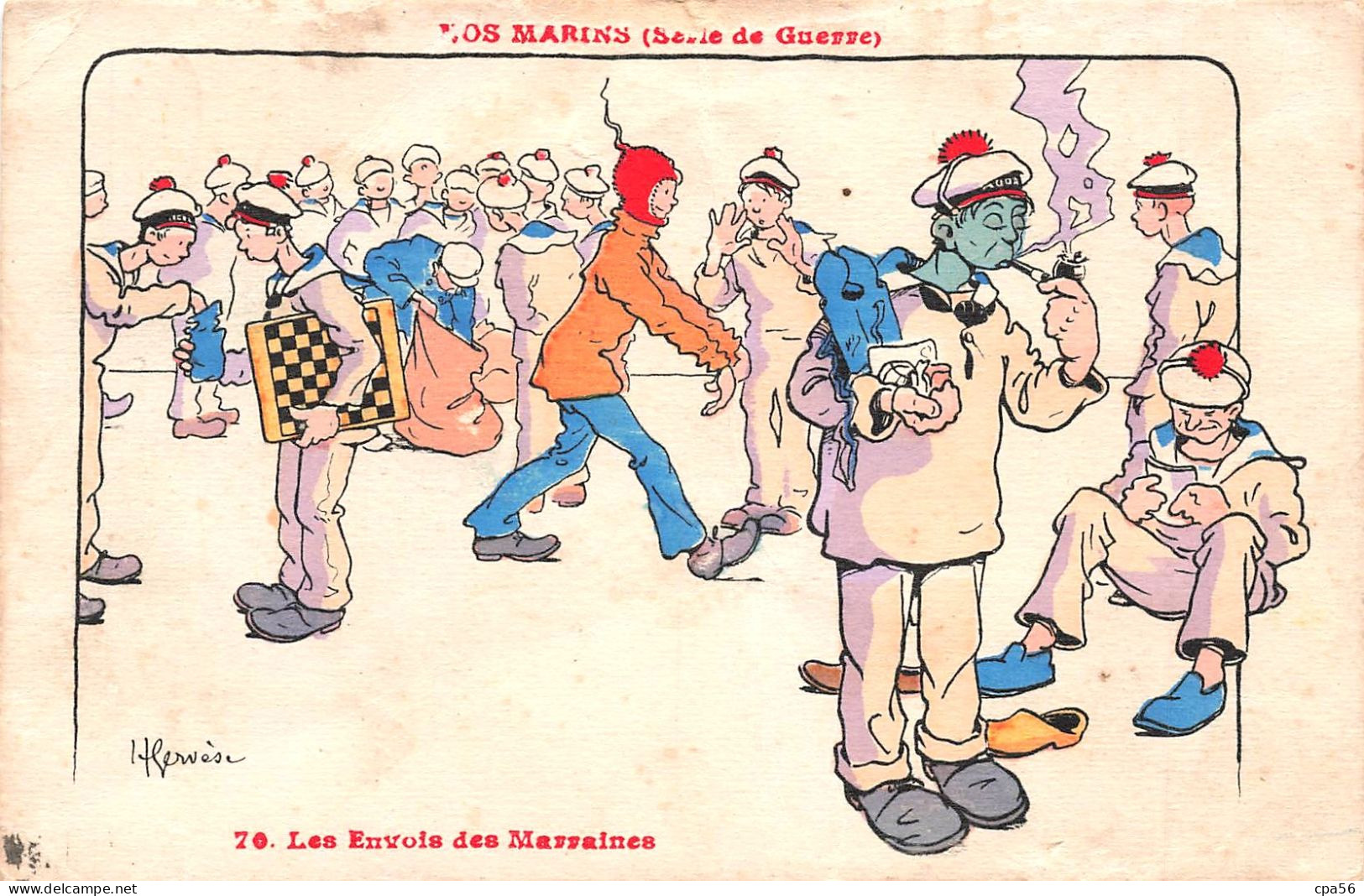 GERVESE - Nos Marins - N°70 LES ENVOIS DES MARRAINES - VENTE DIRECTE X - Gervese, H.