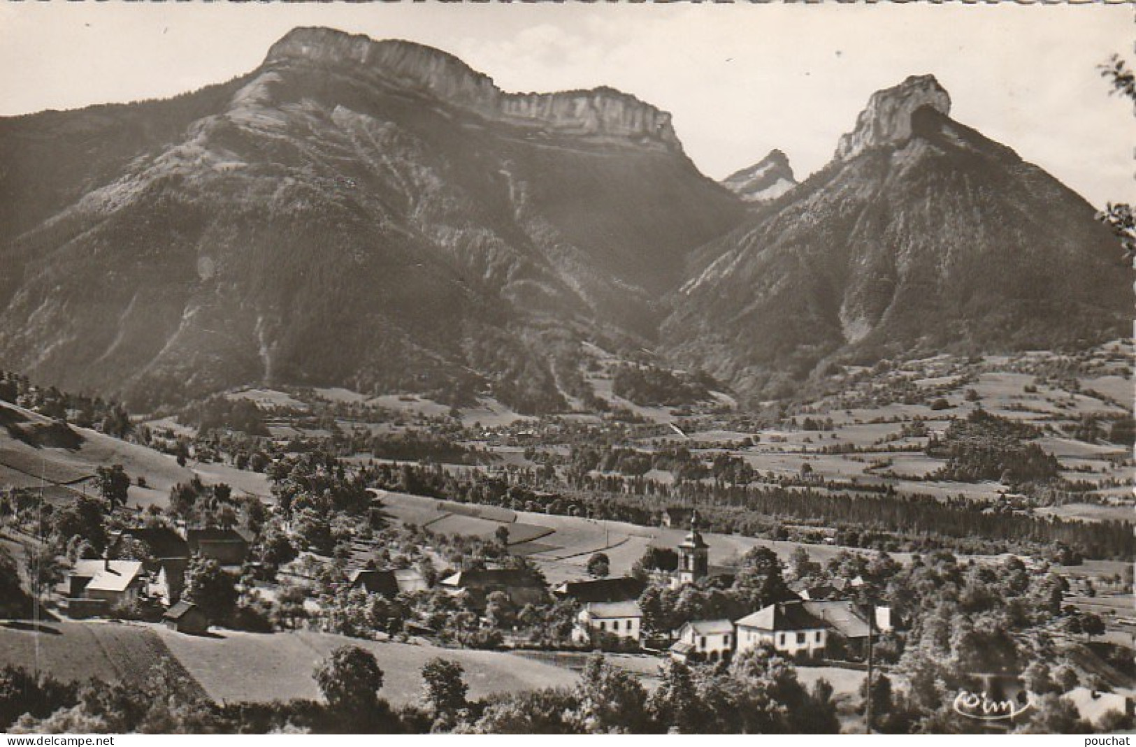 IN 21 - (74) DINGY SAINT CLAIR - LES DENTS DE LANFON - 2 SCANS  - Dingy-Saint-Clair