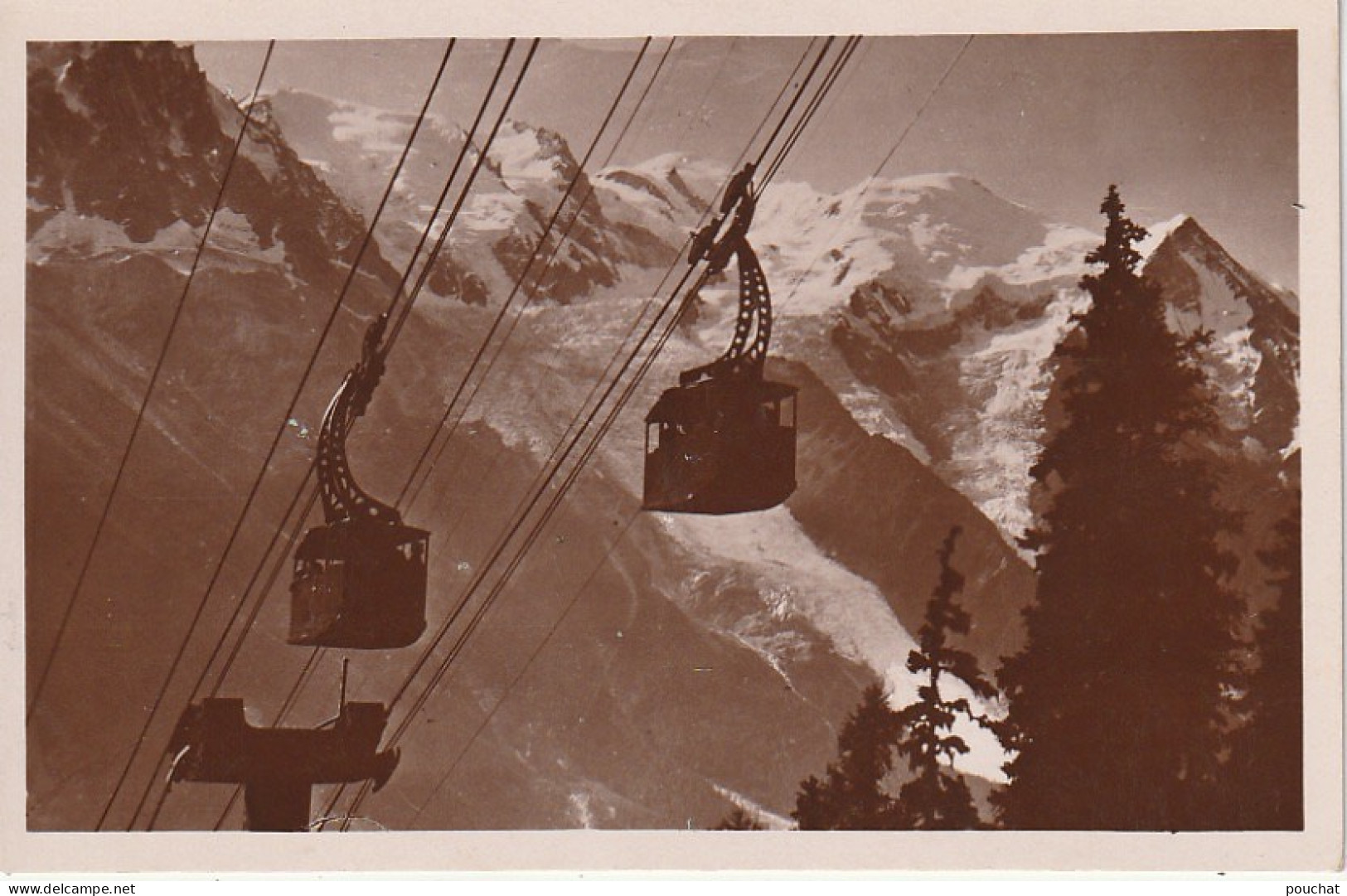 IN 21 - (74) TELEFERIQUE DU BREVENT CHAMONIX  - 2 SCANS  - Chamonix-Mont-Blanc