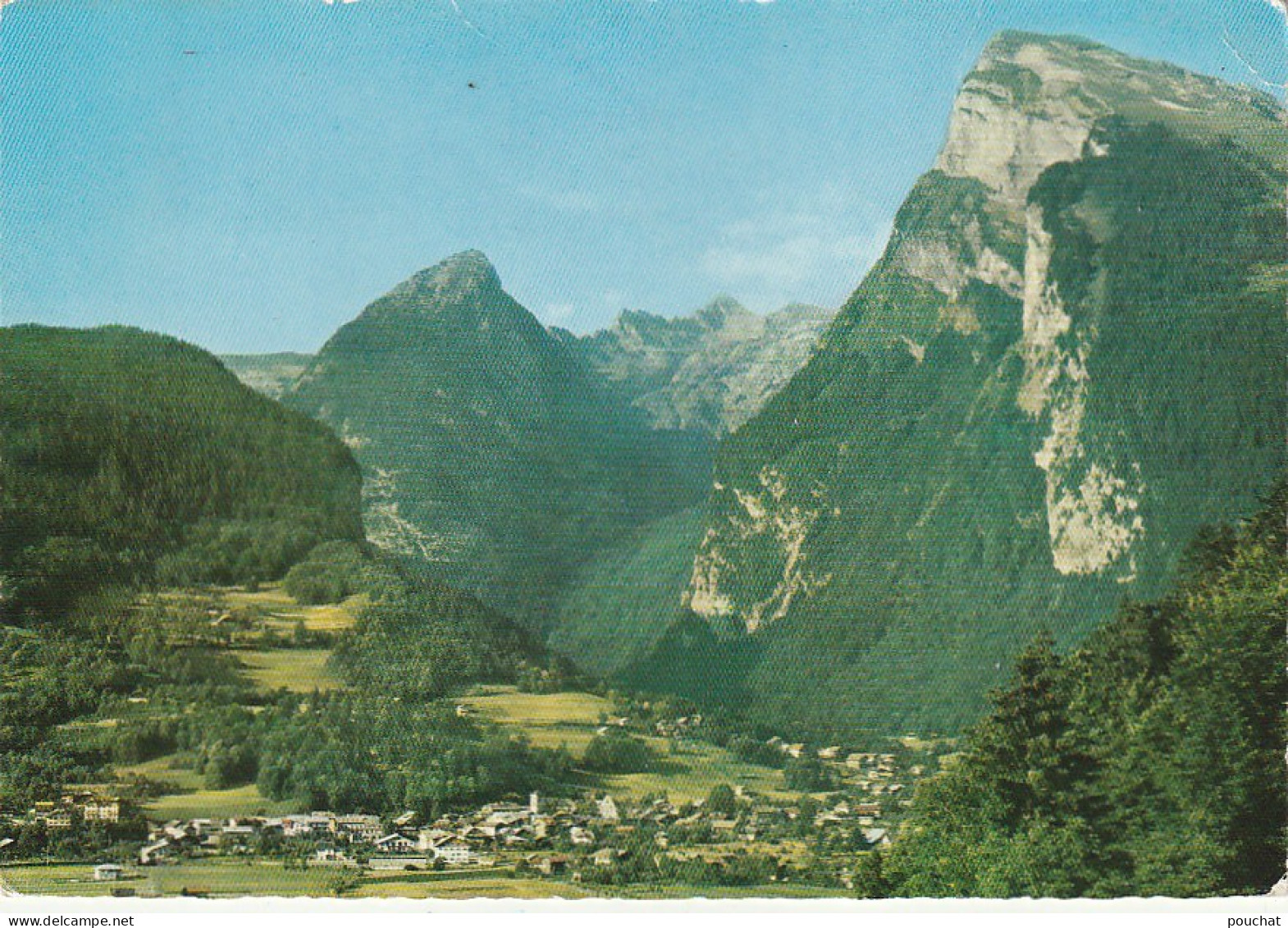 IN 22 - (74) SAMOENS  -  VUE GENERALE -  CARTE COULEURS -  2 SCANS  - Samoëns