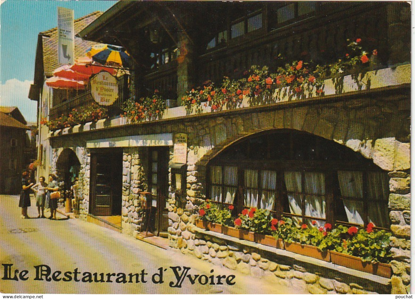 IN 22 - (74) YVOIRE -  LE RESTAURANT D'YVOIRE  -   2 SCANS  - Yvoire