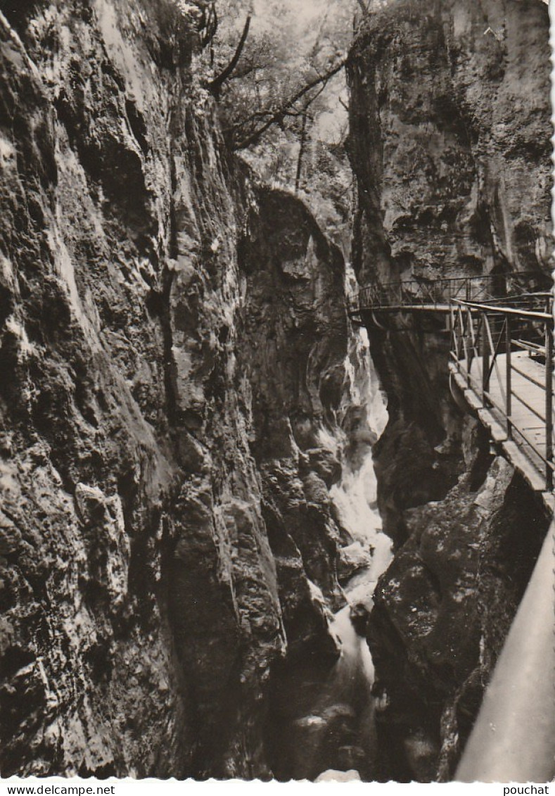 IN 22 - (74) LES GORGES DU FIER - L'INTERIEUR DES GORGES  - TAMPON LOVAGNY -  2 SCANS  - Lovagny