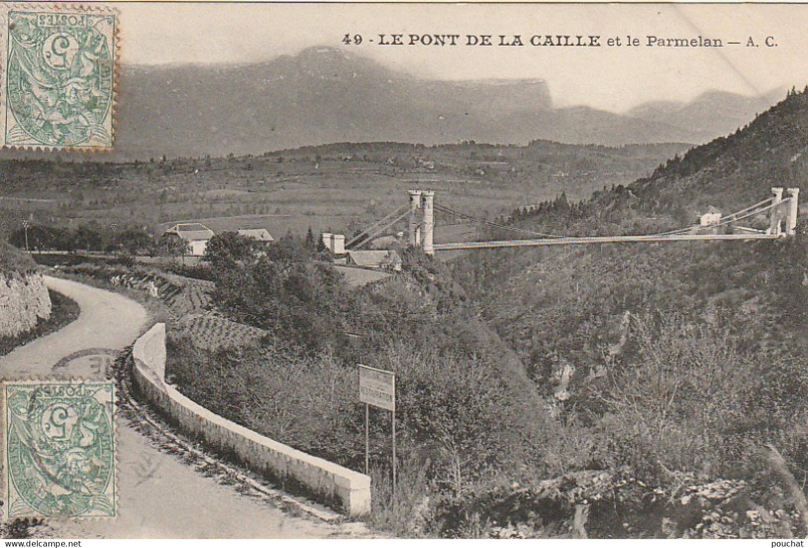 IN 23 - (74)  LE PONT DE LA CAILLE ET LE PARMELAN - 2 SCANS - Autres & Non Classés