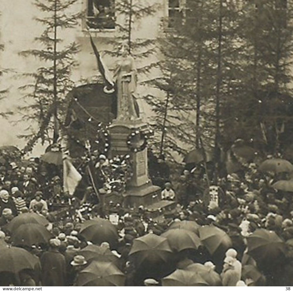 VERCEL Carte Photo  INAUGURATION DU MONUMENT AUX MORTS - Altri & Non Classificati