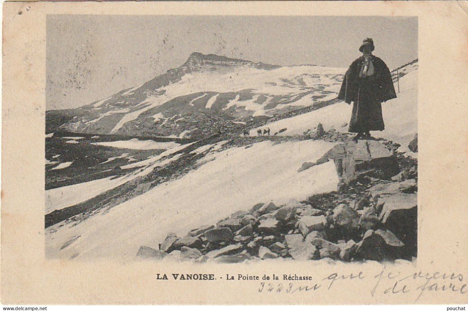 IN 24 -(73)   LA VANOISE - LA POINTE DE LA RECHASSE -  TAMPON CLUB ALPIN FRANCAIS - CHALET HOTEL FELIX FAURE  2 SCANS - Altri & Non Classificati