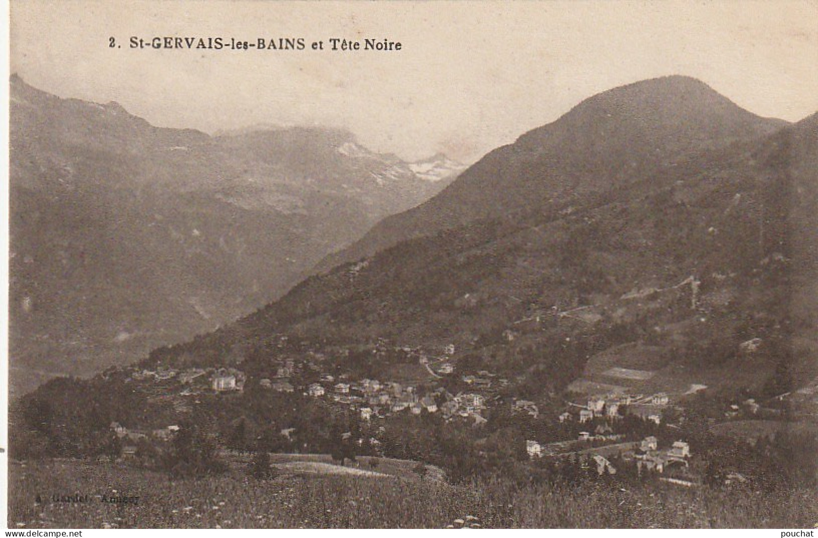 IN 24-(74) SAINT GERVAIS LES BAINS ET TETE NOIRE  - 2 SCANS - Saint-Gervais-les-Bains