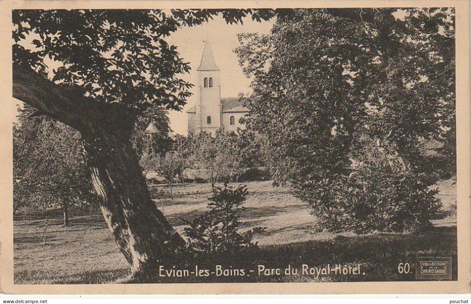 IN 24-(74) EVIAN LES BAINS - PARC DU ROYAL HOTEL - 2 SCANS - Evian-les-Bains