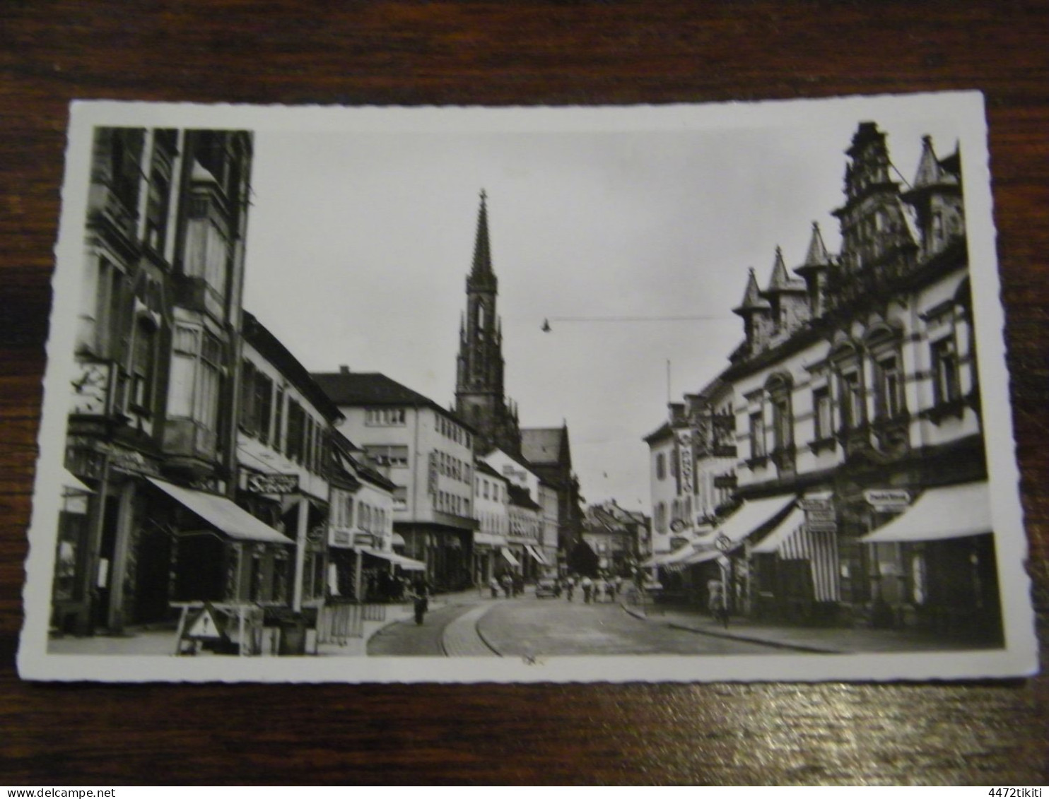 CPA - Allemagne - Offenburg - Rue Principale - Animation - 1956 - SUP (HV 17) - Offenburg