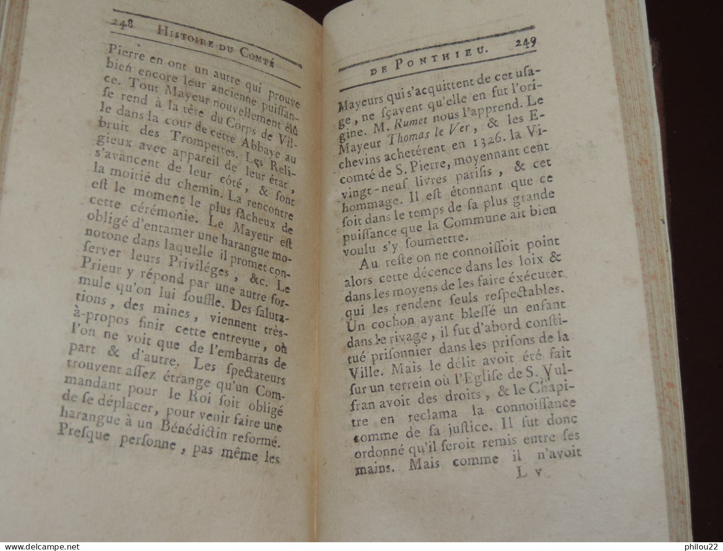 DEVÉRITÉ - Histoire Du Comté De Ponthieu, De Montreuil...  Tome I.  1767 - 1701-1800