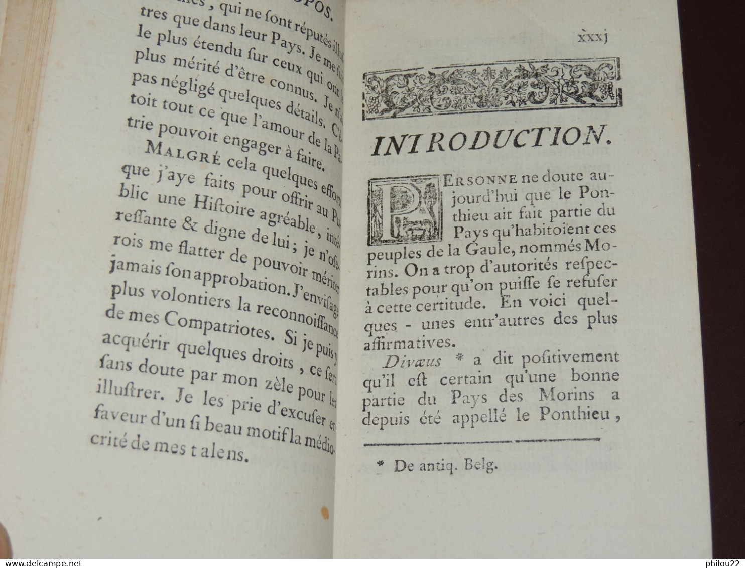 DEVÉRITÉ - Histoire du comté de Ponthieu, de Montreuil...  Tome I.  1767