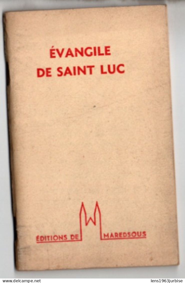 Evangile De Saint - Luc , Editions De Maresous - Religion
