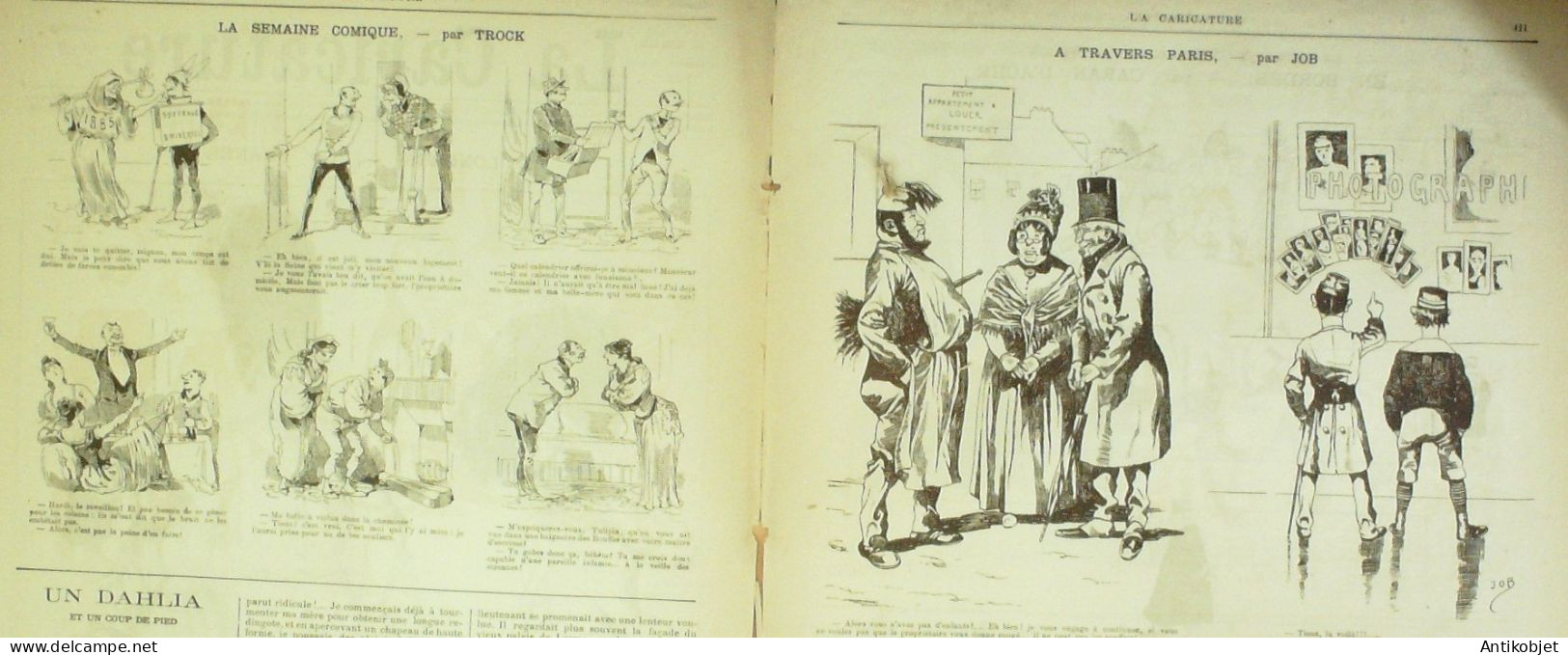 La Caricature 1885 N°313 Londres Draner Georgette Sardou Sorel Caran D'Ache Loys - Zeitschriften - Vor 1900