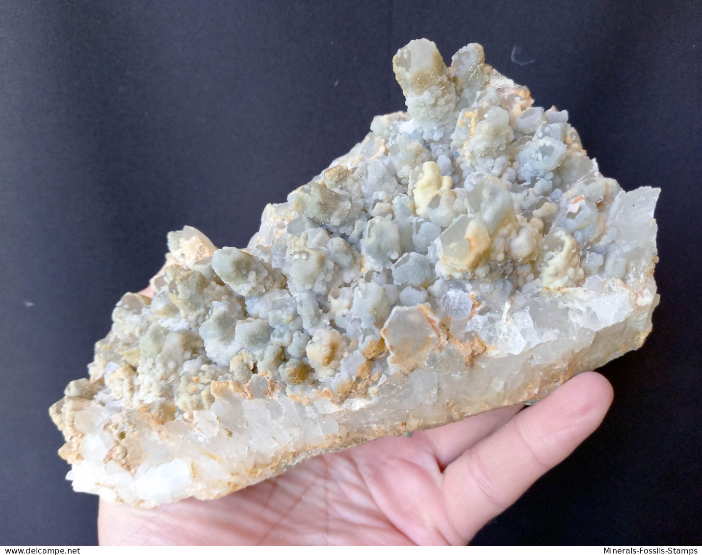 #P22 Schöne QUARZkristalle Mit Chalcedon (Dalnegorsk, Primorskiy Kray, Russland) - Minerali