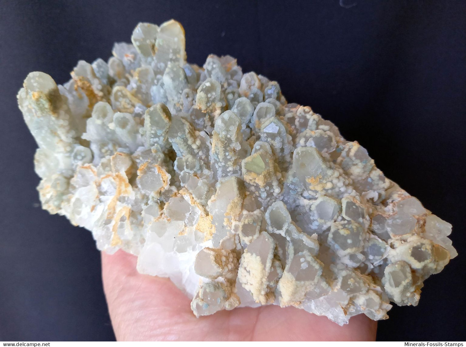 #P22 Schöne QUARZkristalle Mit Chalcedon (Dalnegorsk, Primorskiy Kray, Russland) - Minerals