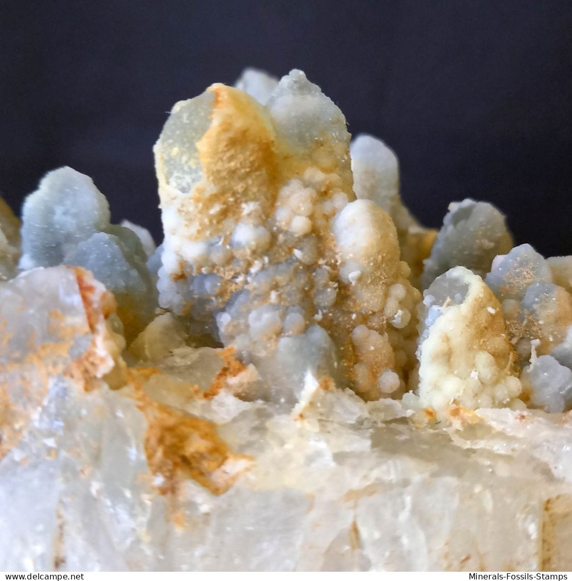 #P22 Schöne QUARZkristalle mit Chalcedon (Dalnegorsk, Primorskiy Kray, Russland)