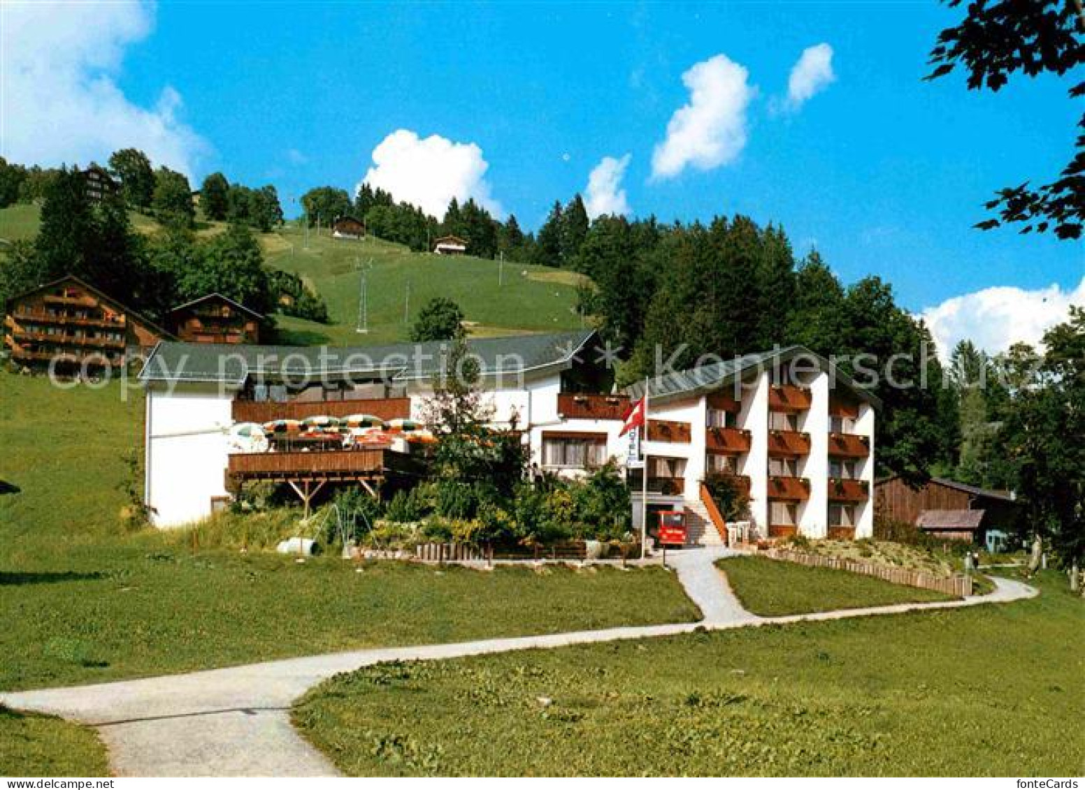 12640152 Braunwald GL Hotel Critstal Cafe Restaurant Braunwald - Andere & Zonder Classificatie