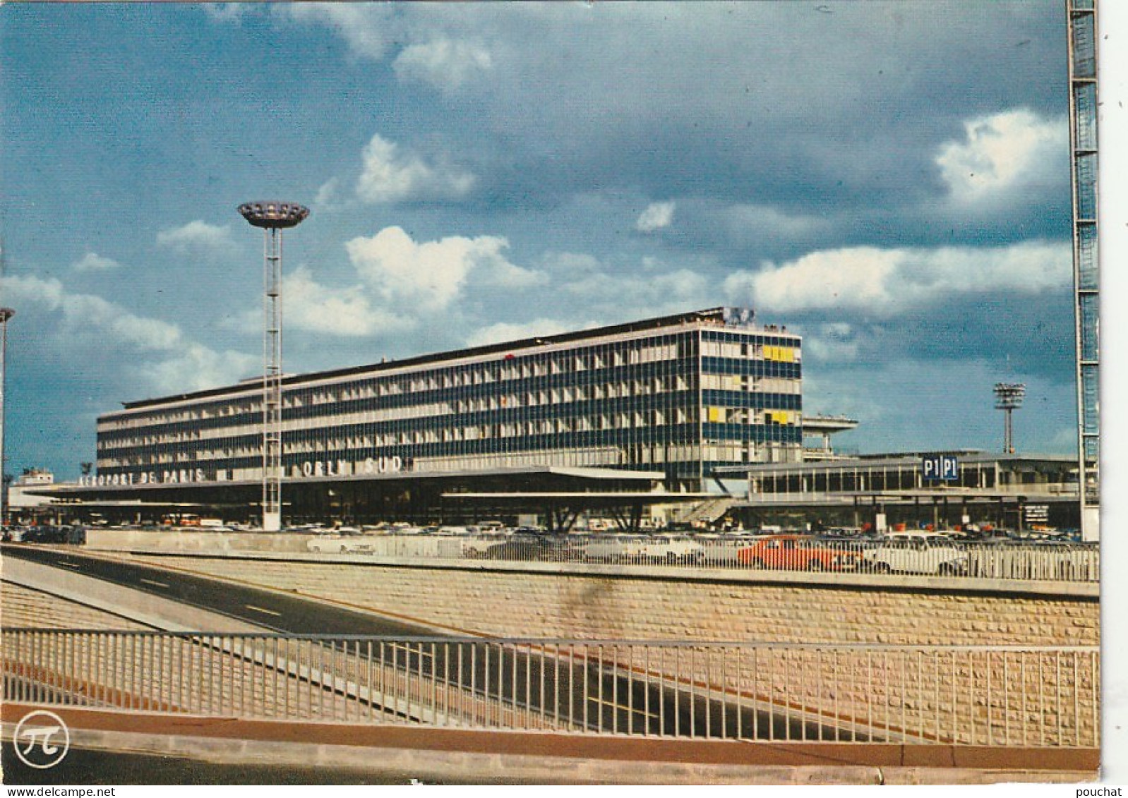 JA 1 - AEROPORT DE PARIS ORLY - AEROGARE D'ORLY SUD - CARTE COULEURS  - 2 SCANS - Aeroporto