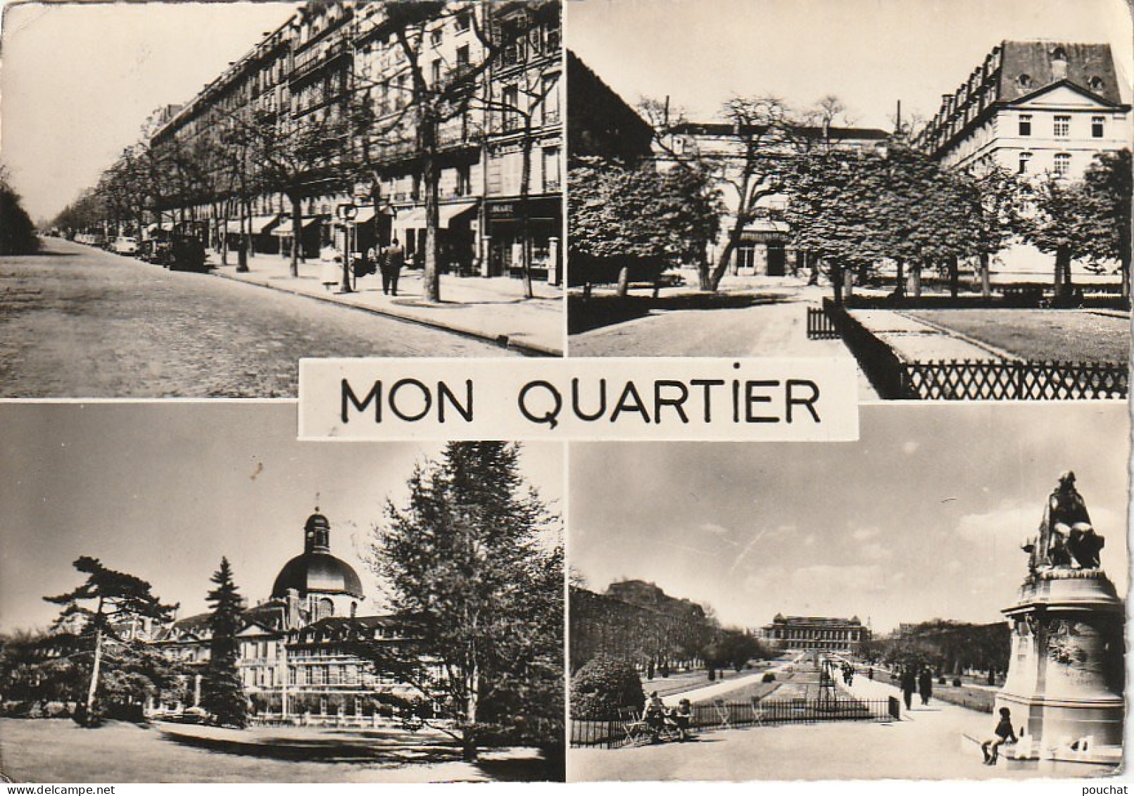 JA 1 - (75) PARIS  - " MON QUARTIER "- LE BOULEVARD SAINT MARCEL ET LA SALPETRIERE - CARTE MULTIVUES - 2 SCANS - Paris (05)