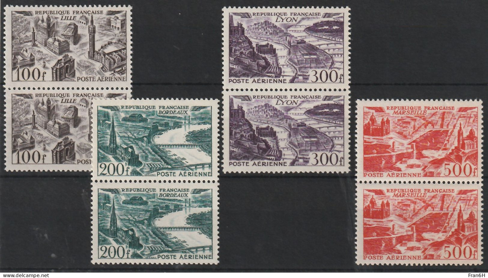 YT PA N° 24 à 27  X2 - Neufs ** - MNH - Cote 220,00 € - 1927-1959 Ungebraucht