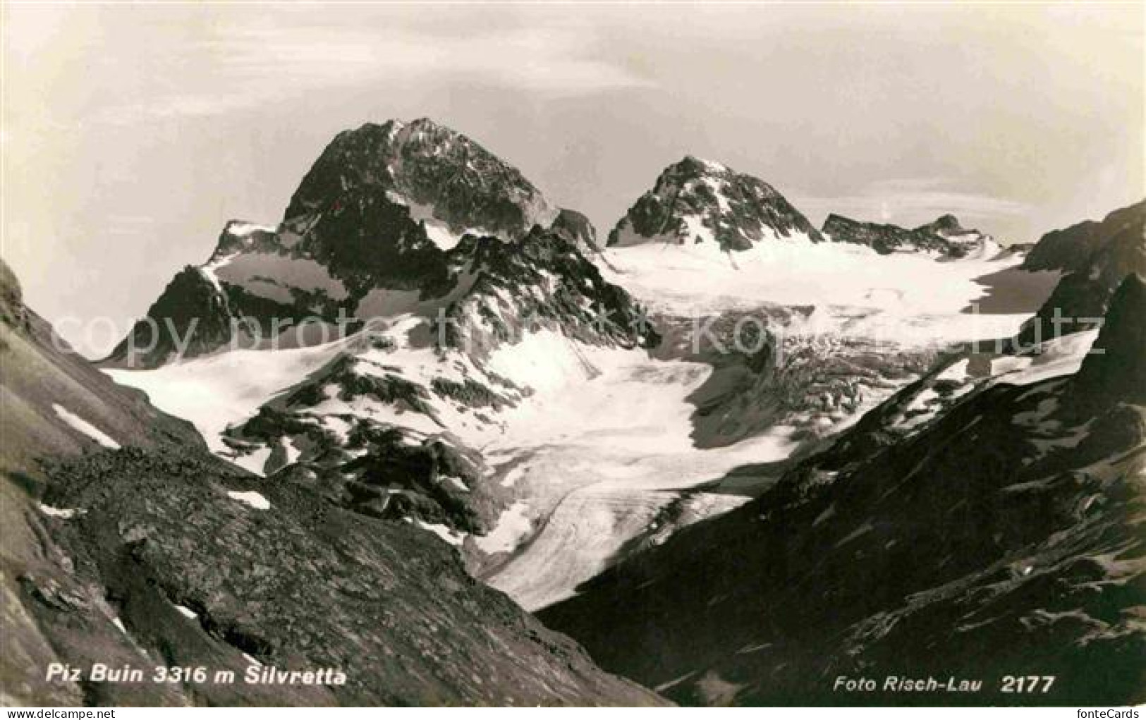 12639811 Silvretta Piz Buin Gletscher Silvretta - Autres & Non Classés