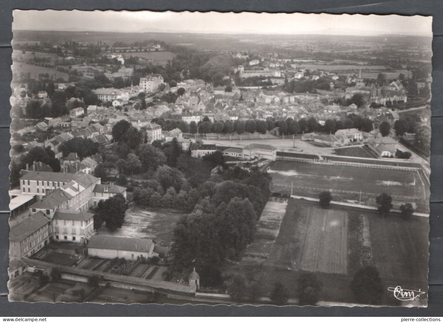 Paray Le Monial - Saône Et Loire - Vue Générale Aérienne - Stade De Foot - Paray Le Monial