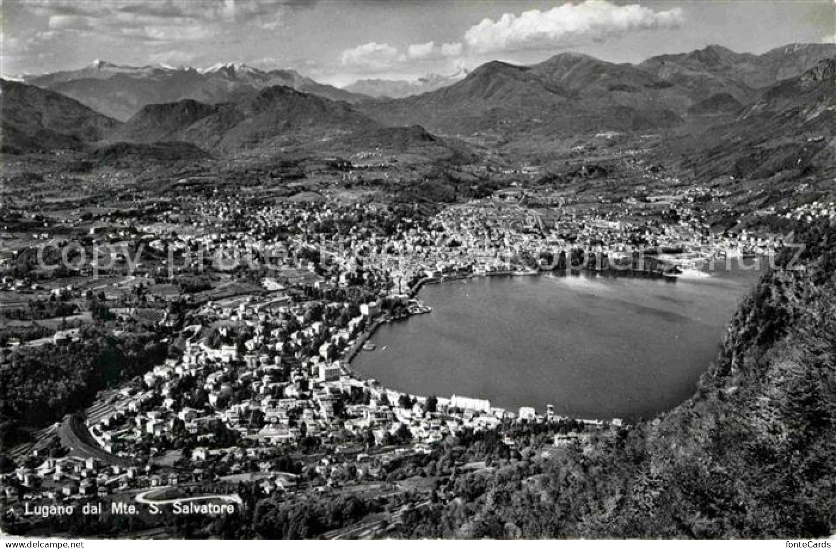 12639738 San Salvatore Luftaufnahme Lugano Dal Monte San Salvatore - Sonstige & Ohne Zuordnung